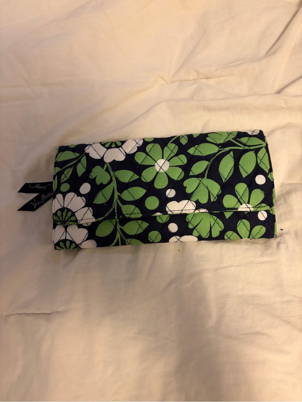 Vera Bradley Lucky You Large Trifold Wallet